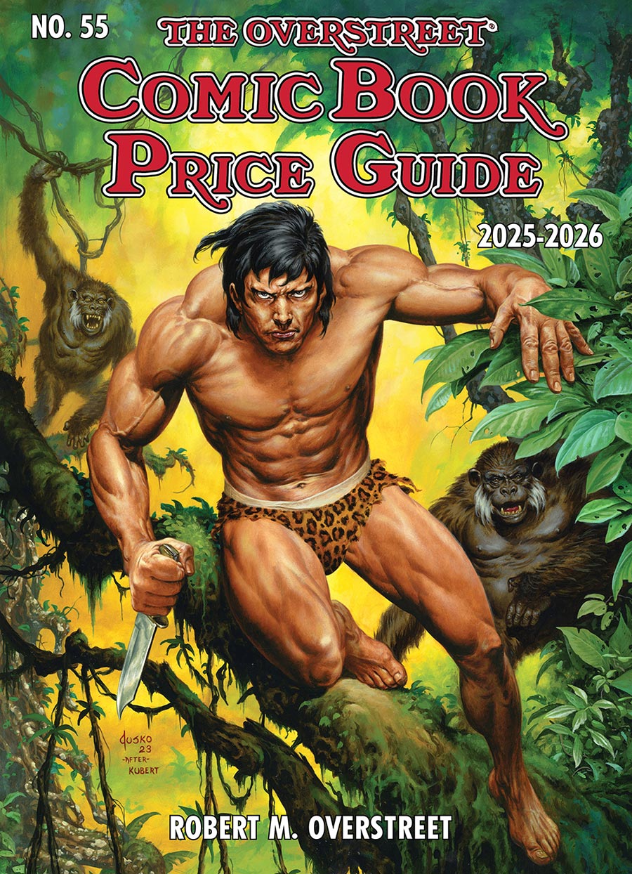 Overstreet Comic Book Price Guide Vol 55 HC Tarzan Cover - RESOLICITED