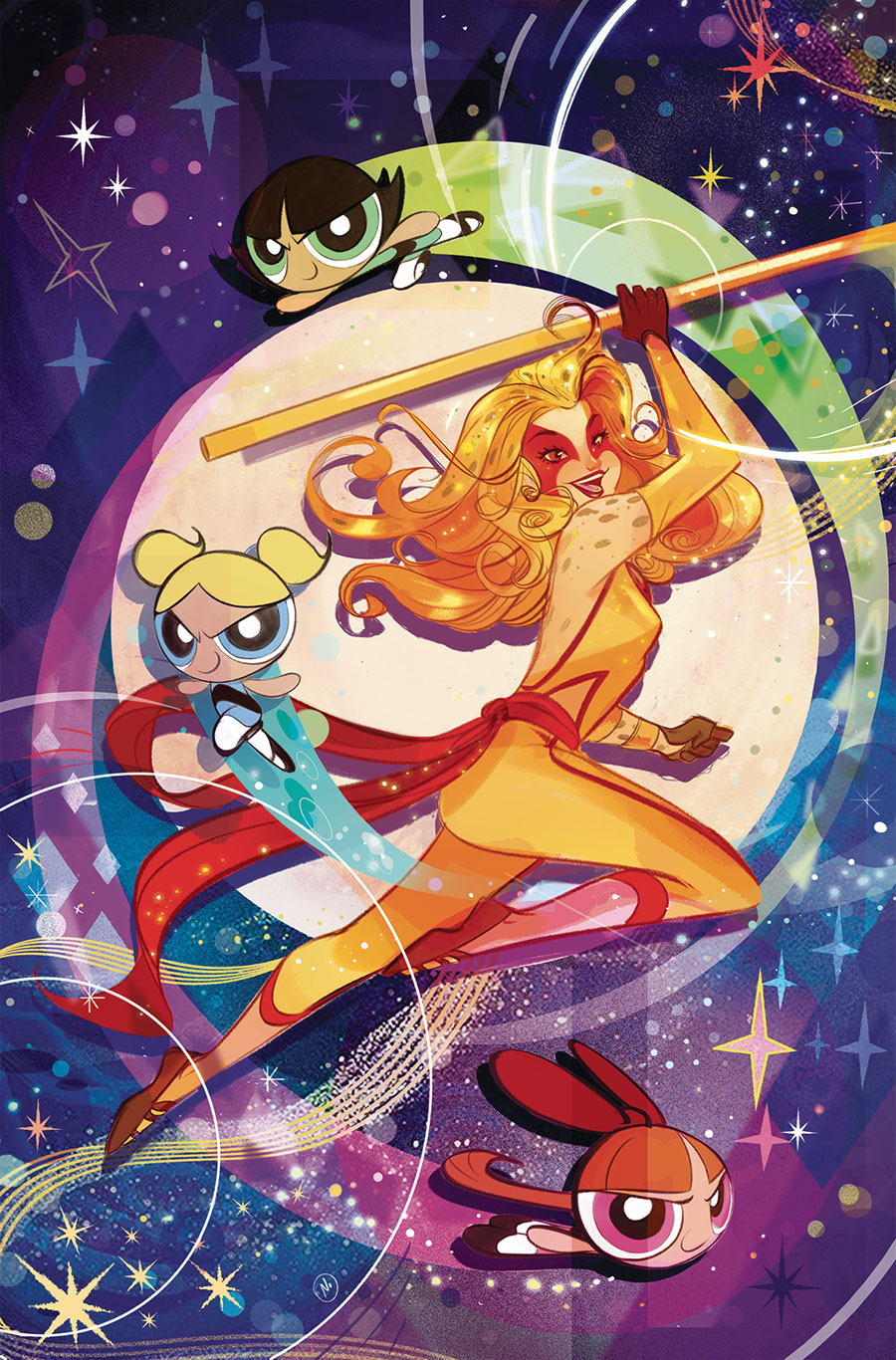 Thundercats Powerpuff Girls #1 Cover I Incentive Nicoletta Baldari Virgin Cover