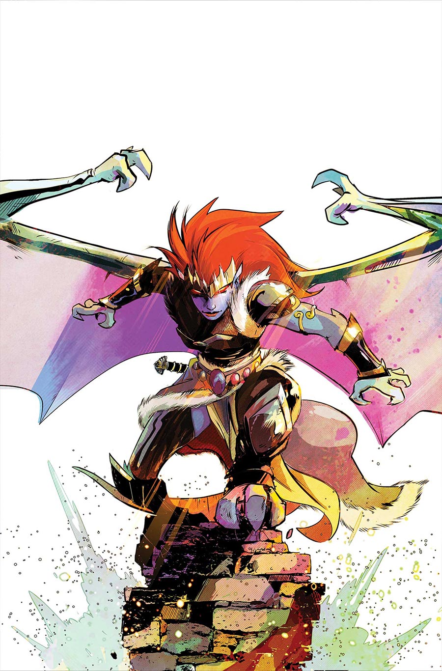 Gargoyles Demona #2 Cover H Incentive Sebastian Piriz Virgin Cover