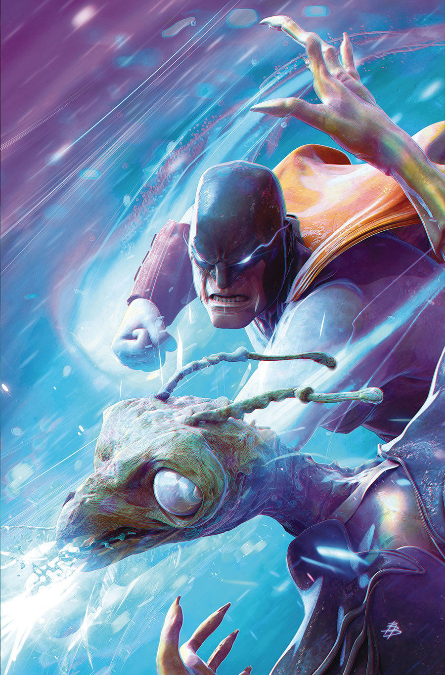 Space Ghost Vol 4 Annual #1 Cover K Incentive Bjorn Barends Virgin Cover