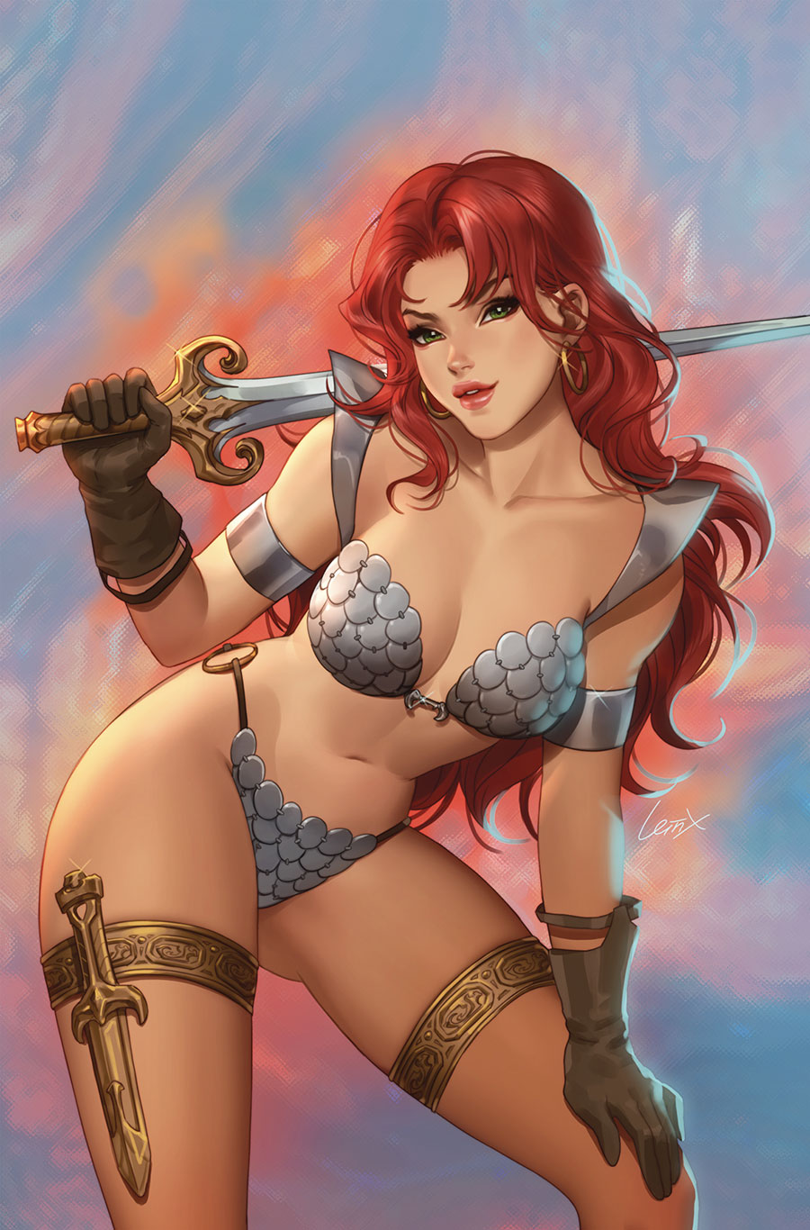 Red Sonja Noir #1 (One Shot) Cover I Incentive Lesley Leirix Li Virgin Cover