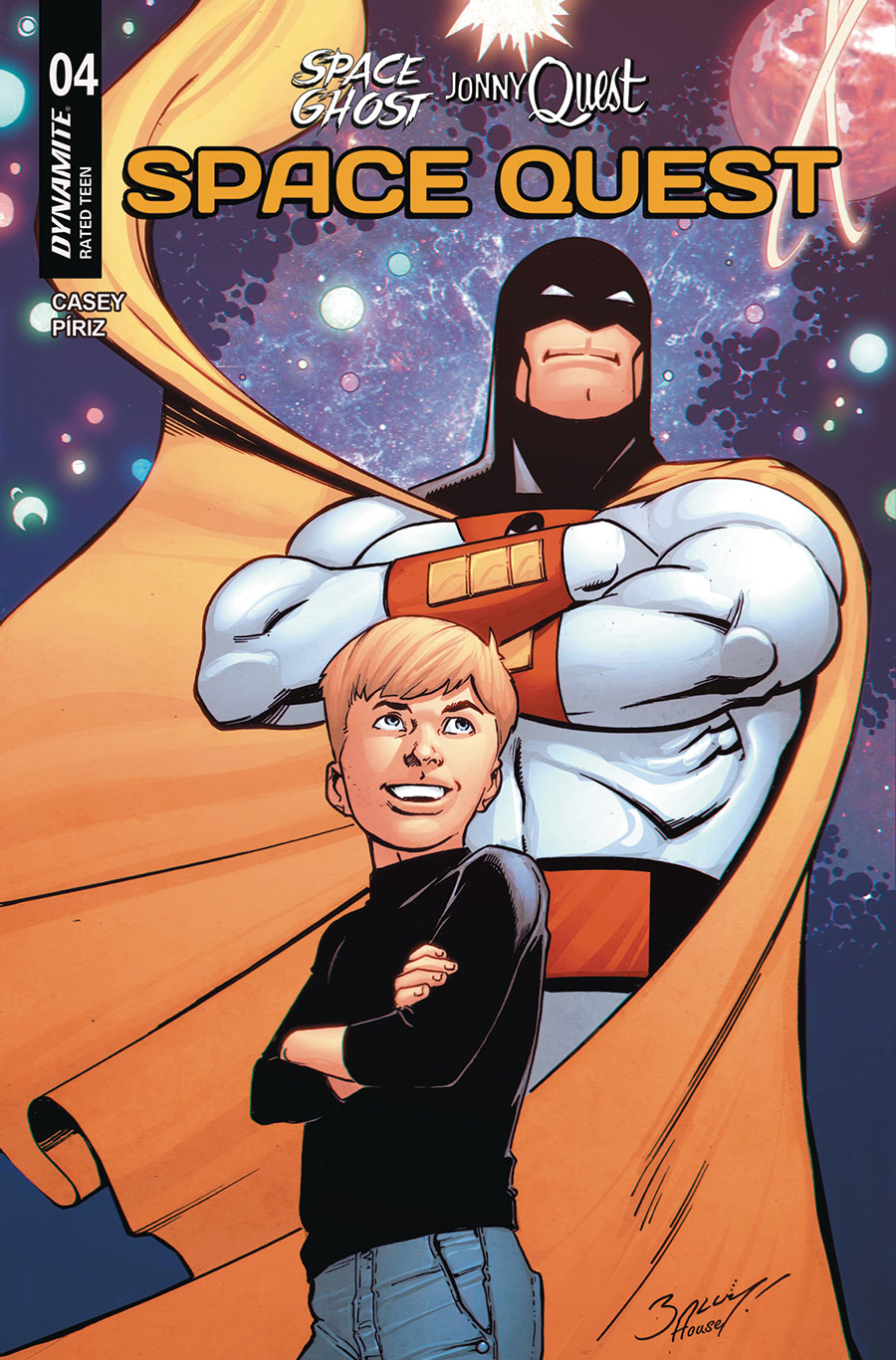 Space Ghost Jonny Quest SpaceQuest #4 Cover H Incentive Mark Bagley Variant Cover