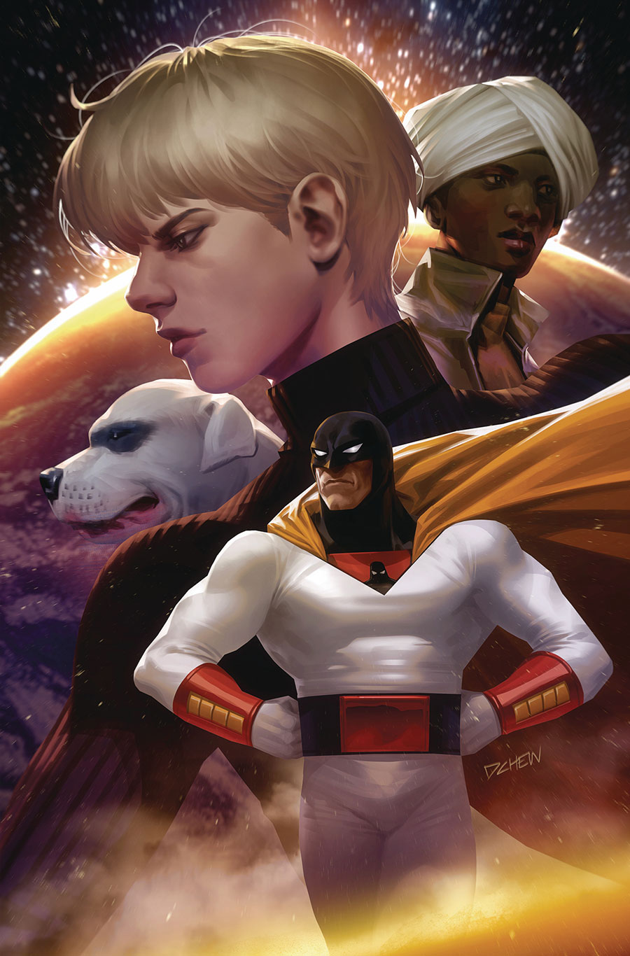 Space Ghost Jonny Quest SpaceQuest #4 Cover M Incentive Derrick Chew Virgin Cover