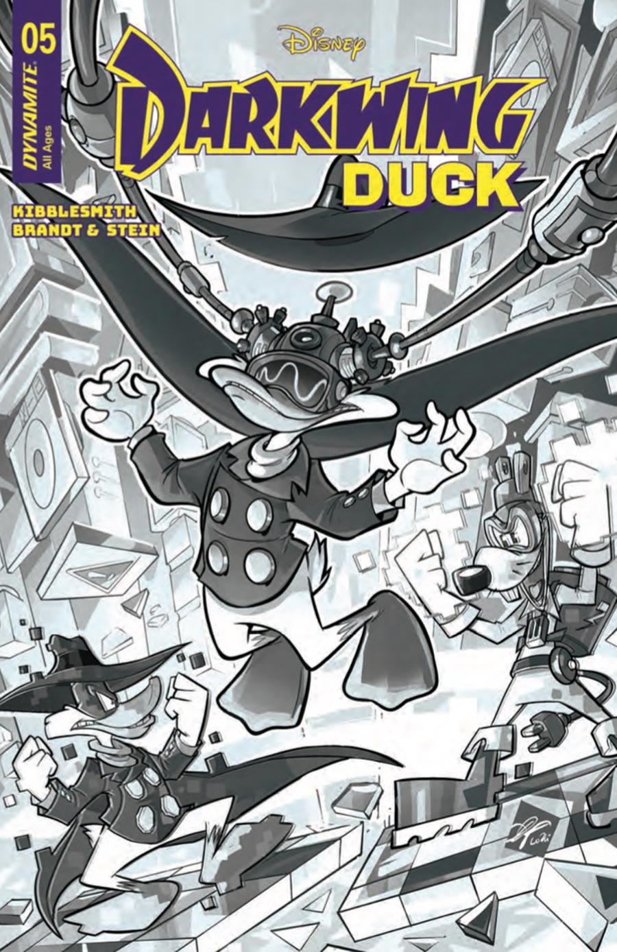 Darkwing Duck Vol 4 #5 Cover F Incentive Ciro Cangialosi Line Art Cover