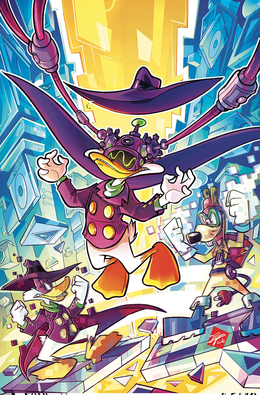 Darkwing Duck Vol 4 #5 Cover J Incentive Ciro Cangialosi Virgin Cover