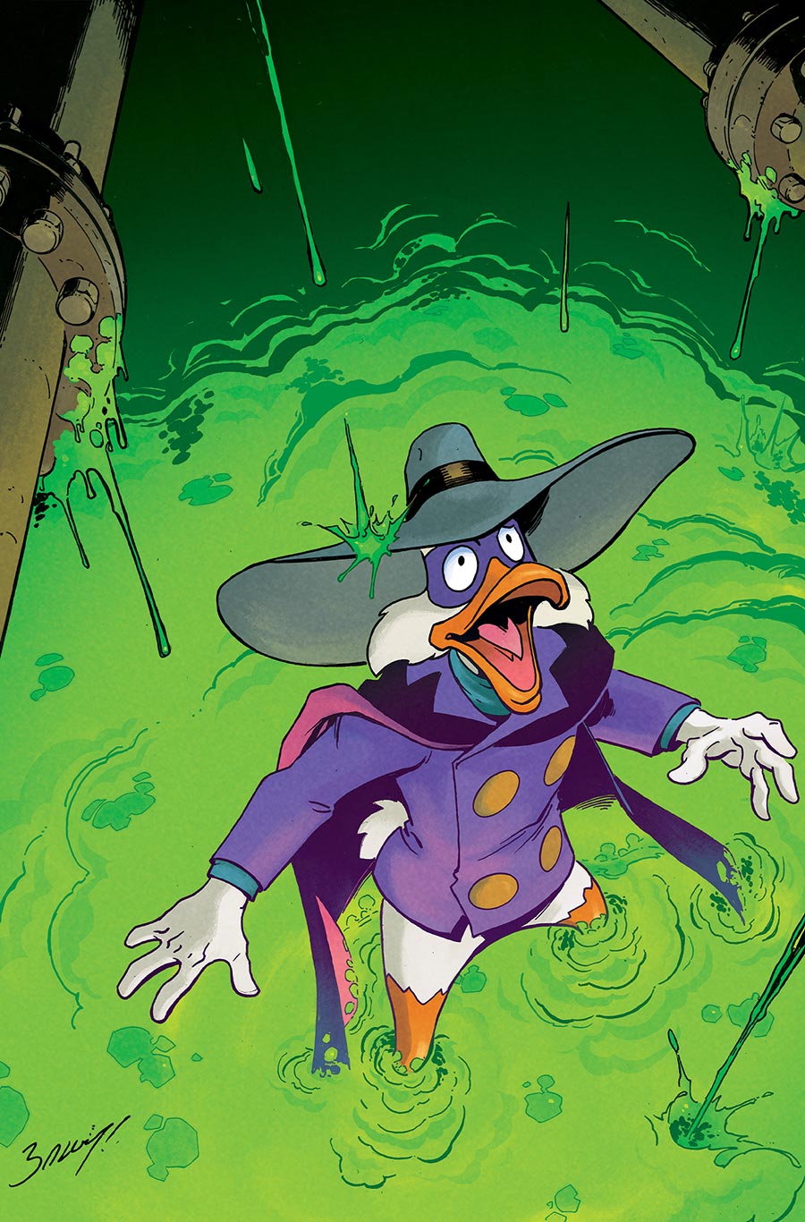 Darkwing Duck Vol 4 #5 Cover K Incentive Mark Bagley Virgin Cover