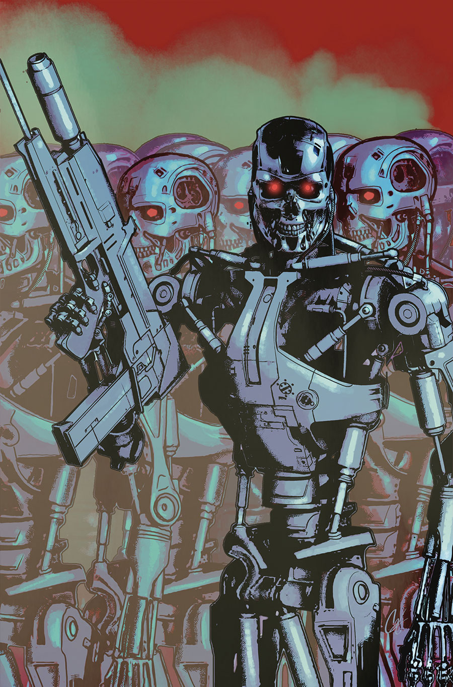 Terminator Vol 4 #9 Cover G Incentive Cat Staggs Virgin Cover