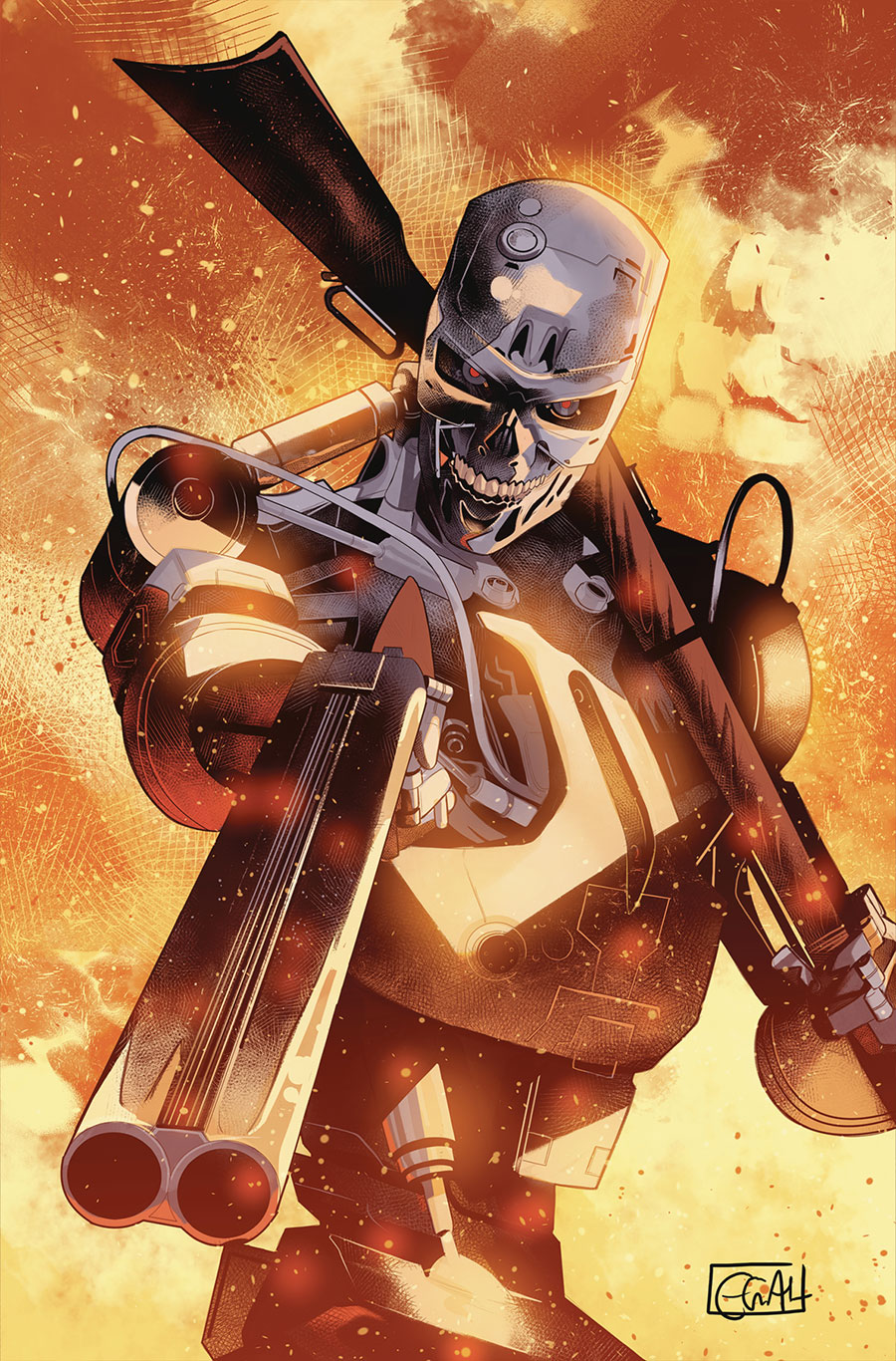 Terminator Vol 4 #9 Cover J Incentive Edwin Galmon Virgin Cover