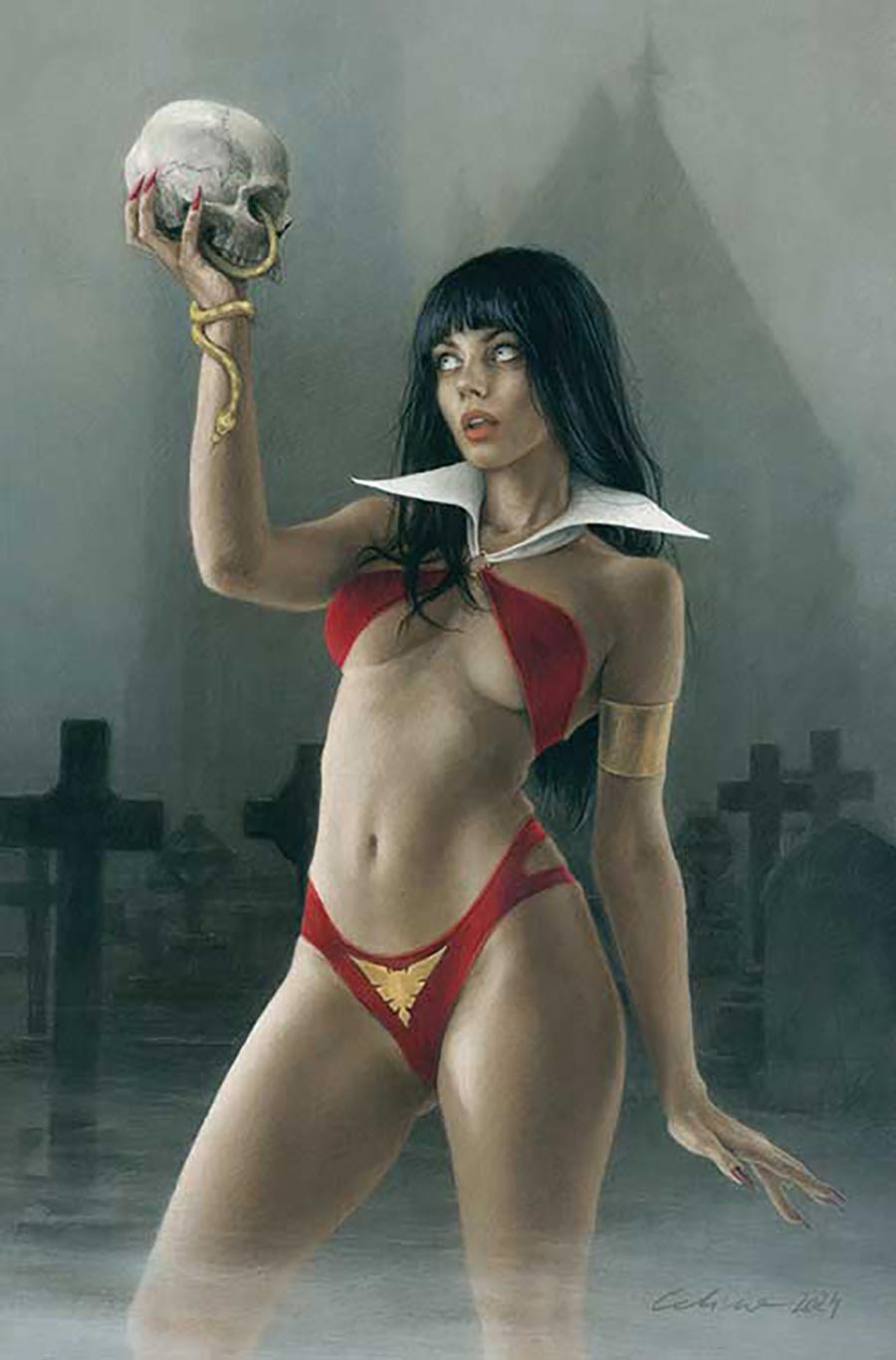 Vampirella Vol 9 #4 Cover L Incentive Celina Virgin Cover