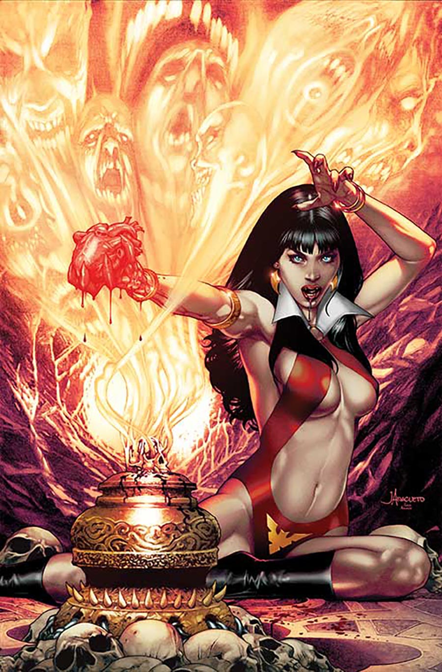 Vampirella Vol 9 #4 Cover M Incentive Jay Anacleto Virgin Cover
