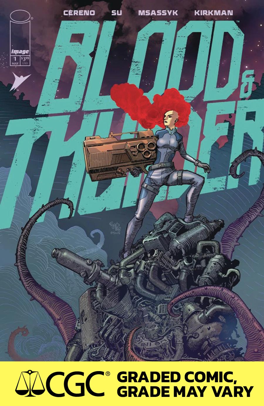 Blood & Thunder #1 Cover G DF CGC Graded 9.6 Or Higher