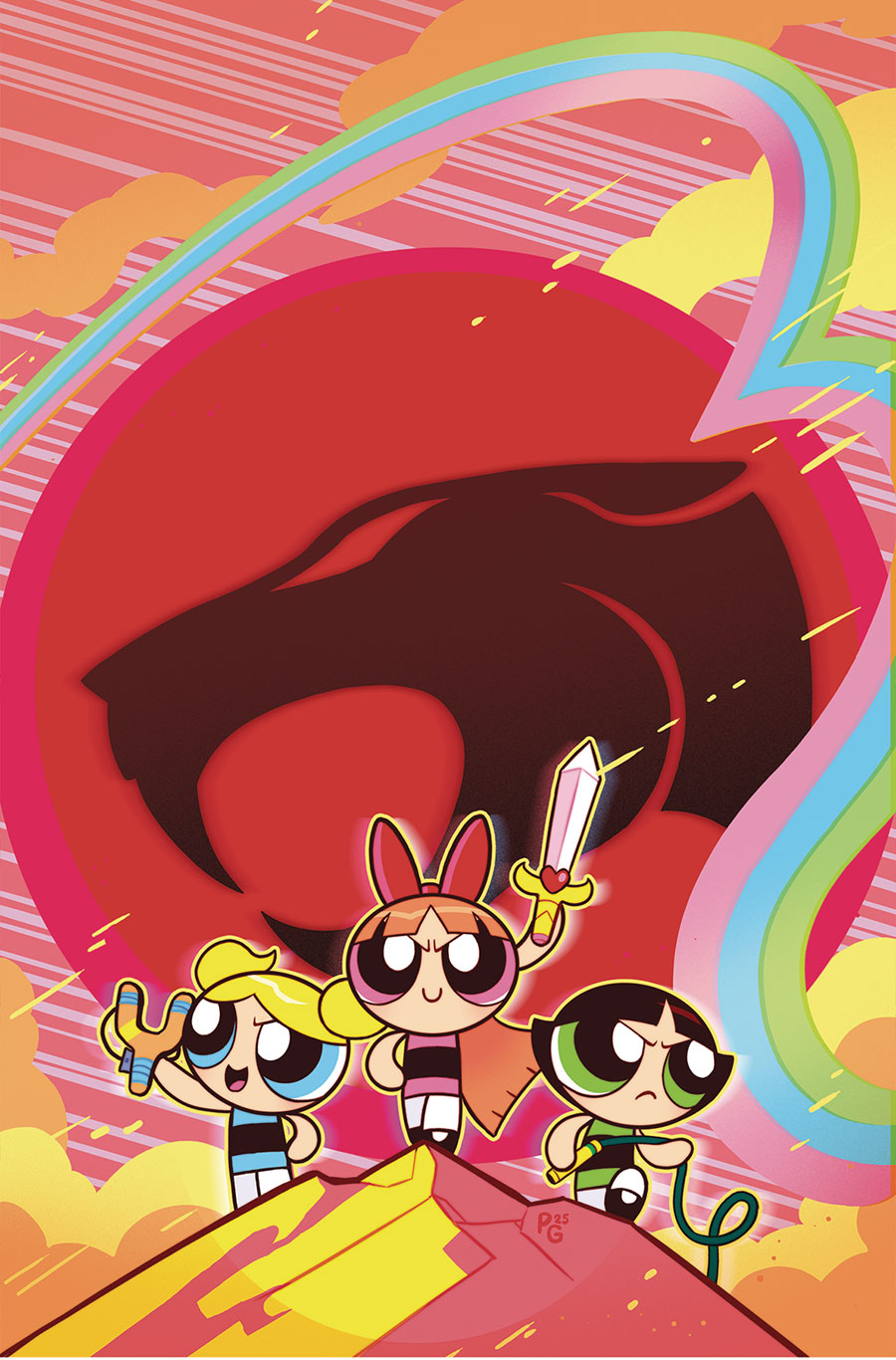 Thundercats Powerpuff Girls #1 Cover H Dynamite Holofoil Premium Paulina Ganucheau Cover