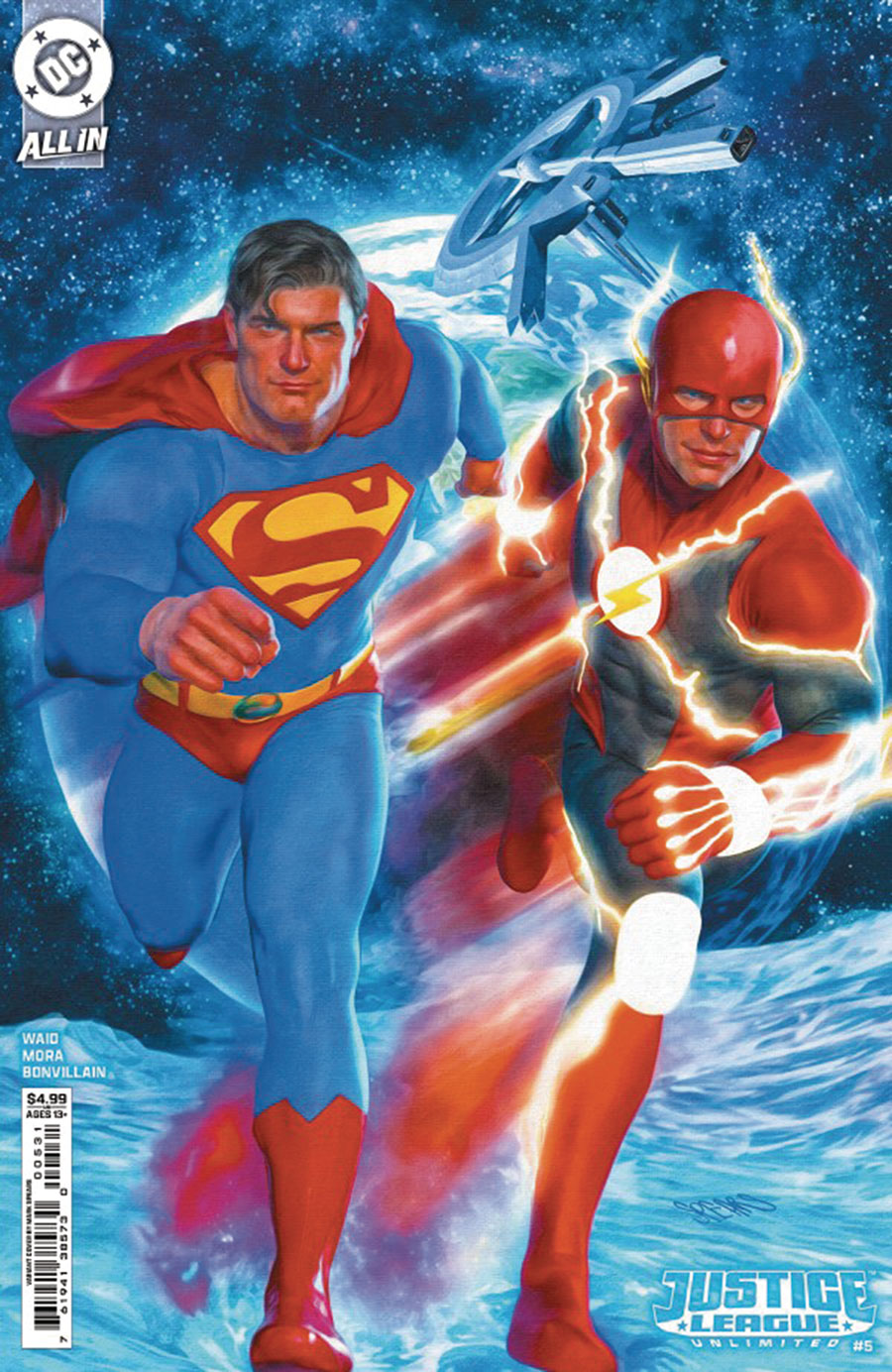 Justice League Unlimited #5 Cover H DF Mark Spears Variant Cover Signed By Mark Waid