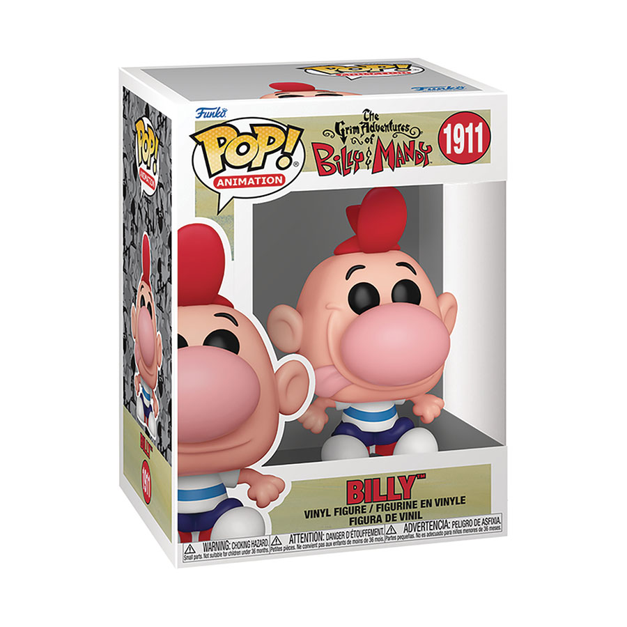 POP Animation Grim Adventures Of Billy & Mandy Billy Vinyl Figure