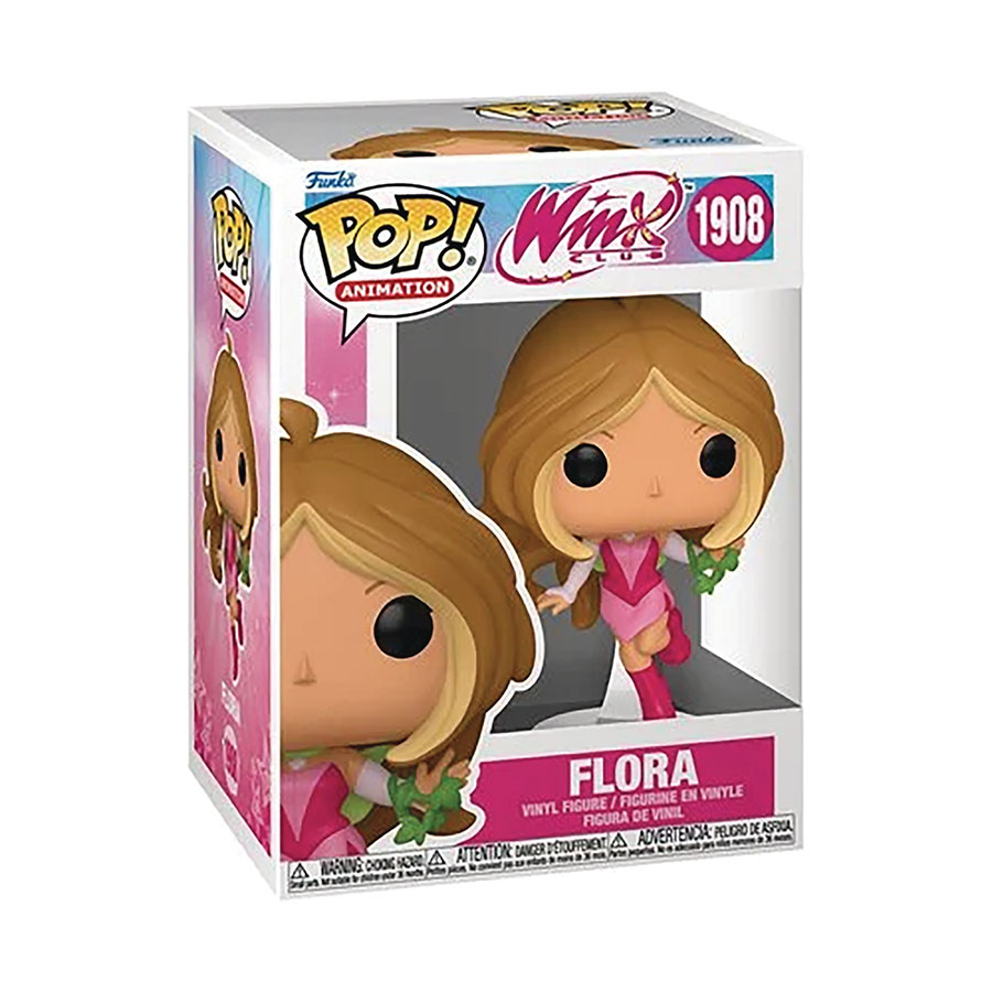 POP Animation Winx Club Flora Vinyl Figure