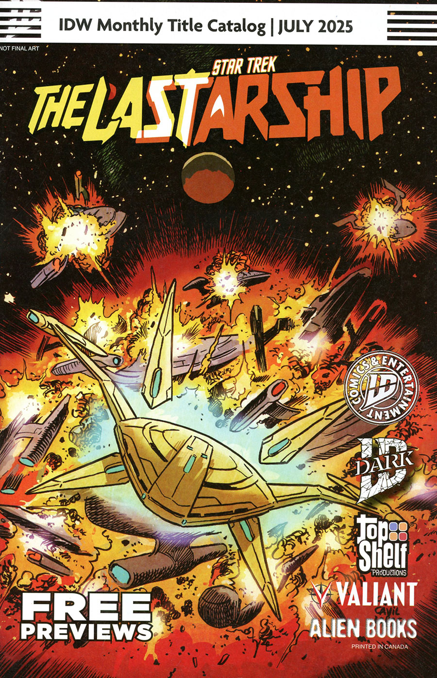 IDW Monthly Title Catalog 2025-07 July 2025 - FREE - Limit 1 Per Customer