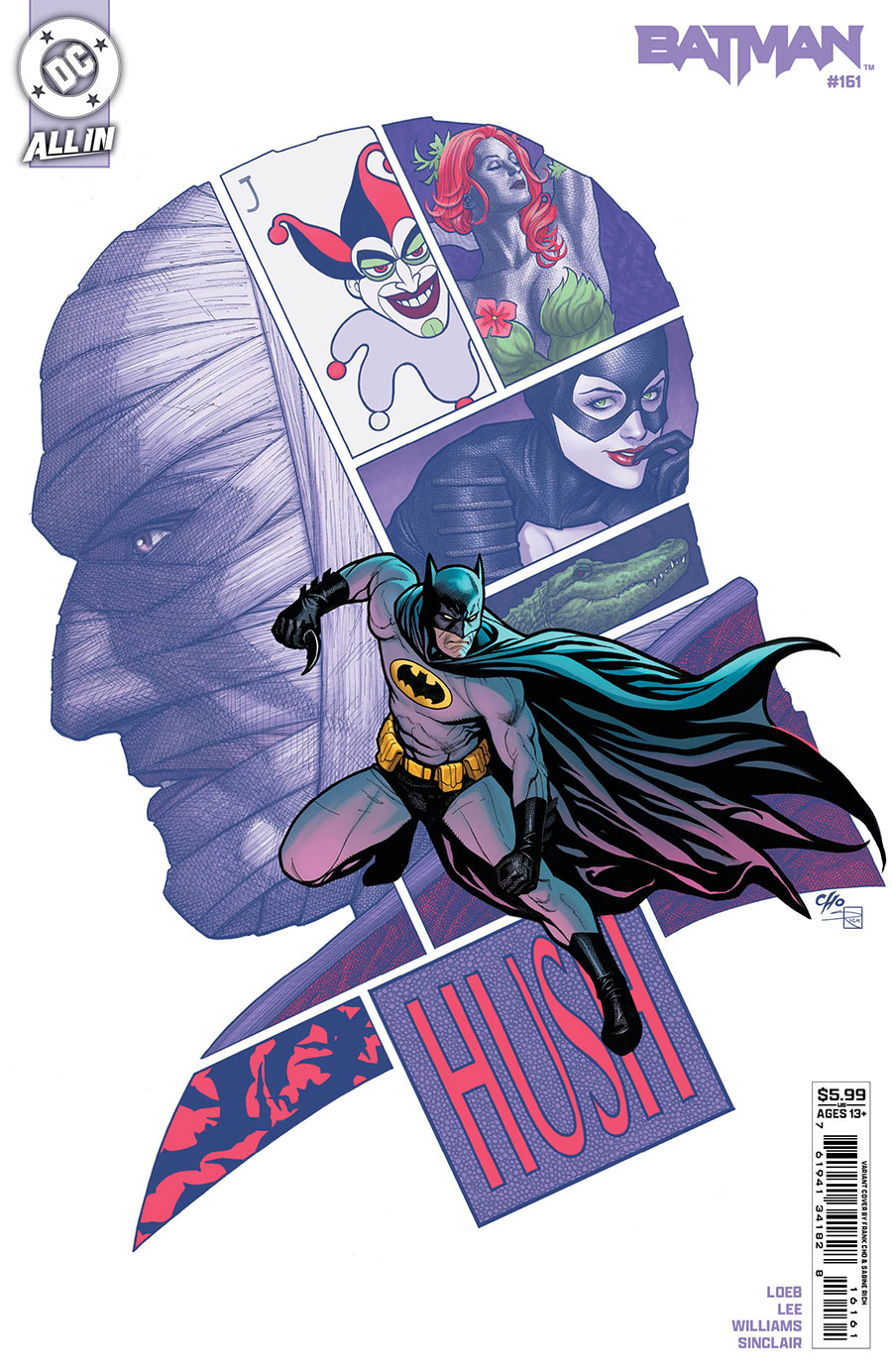 Batman Vol 3 #161 Cover D Variant Frank Cho Card Stock Cover (DC All In)(Hush 2 Part 4)
