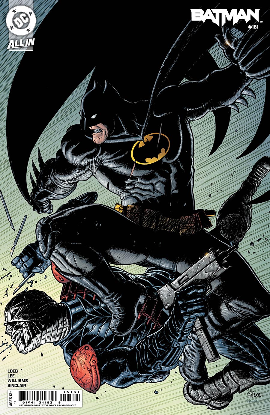 Batman Vol 3 #161 Cover I Incentive Steve Skroce Card Stock Variant Cover (DC All In)(Hush 2 Part 4)