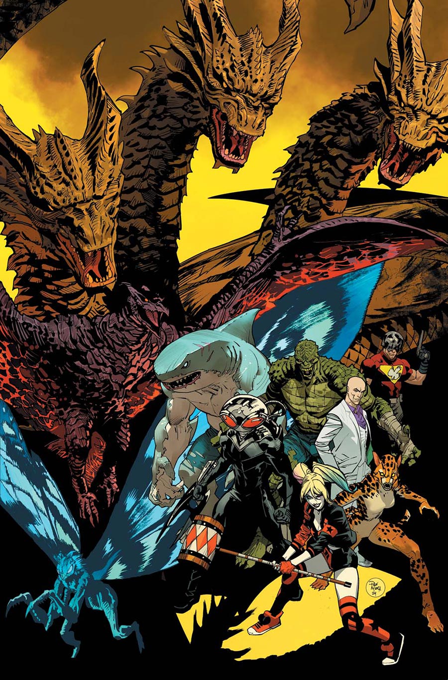Justice League vs Godzilla vs Kong 2 #1 Cover B Variant Dan Mora Card Stock Cover