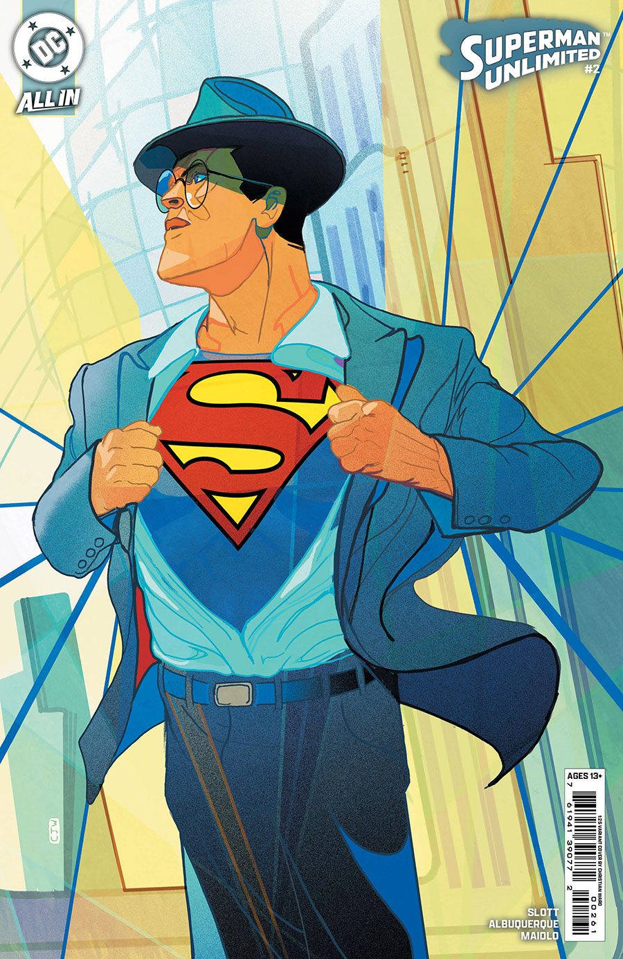 Superman Unlimited #2 Cover E Incentive Christian Ward Card Stock Variant Cover (DC All In)