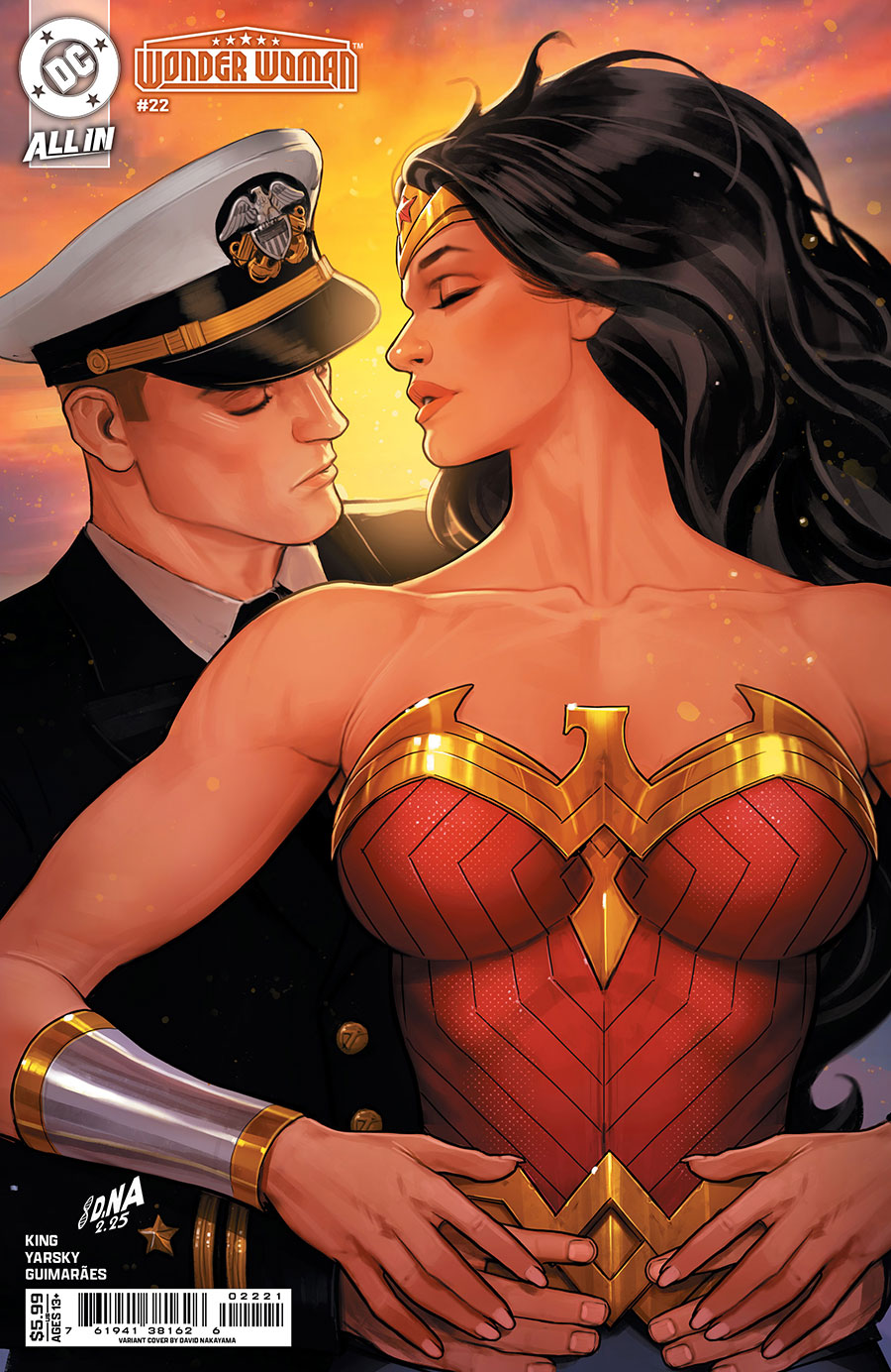 Wonder Woman Vol 6 #22 Cover B Variant David Nakayama Card Stock Cover (DC All In)