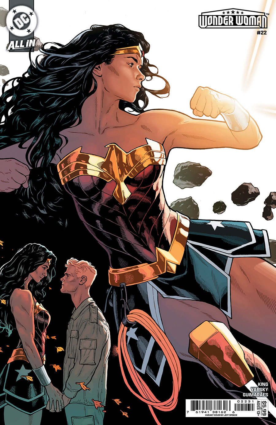 Wonder Woman Vol 6 #22 Cover C Variant Jeff Spokes Card Stock Cover (DC All In)