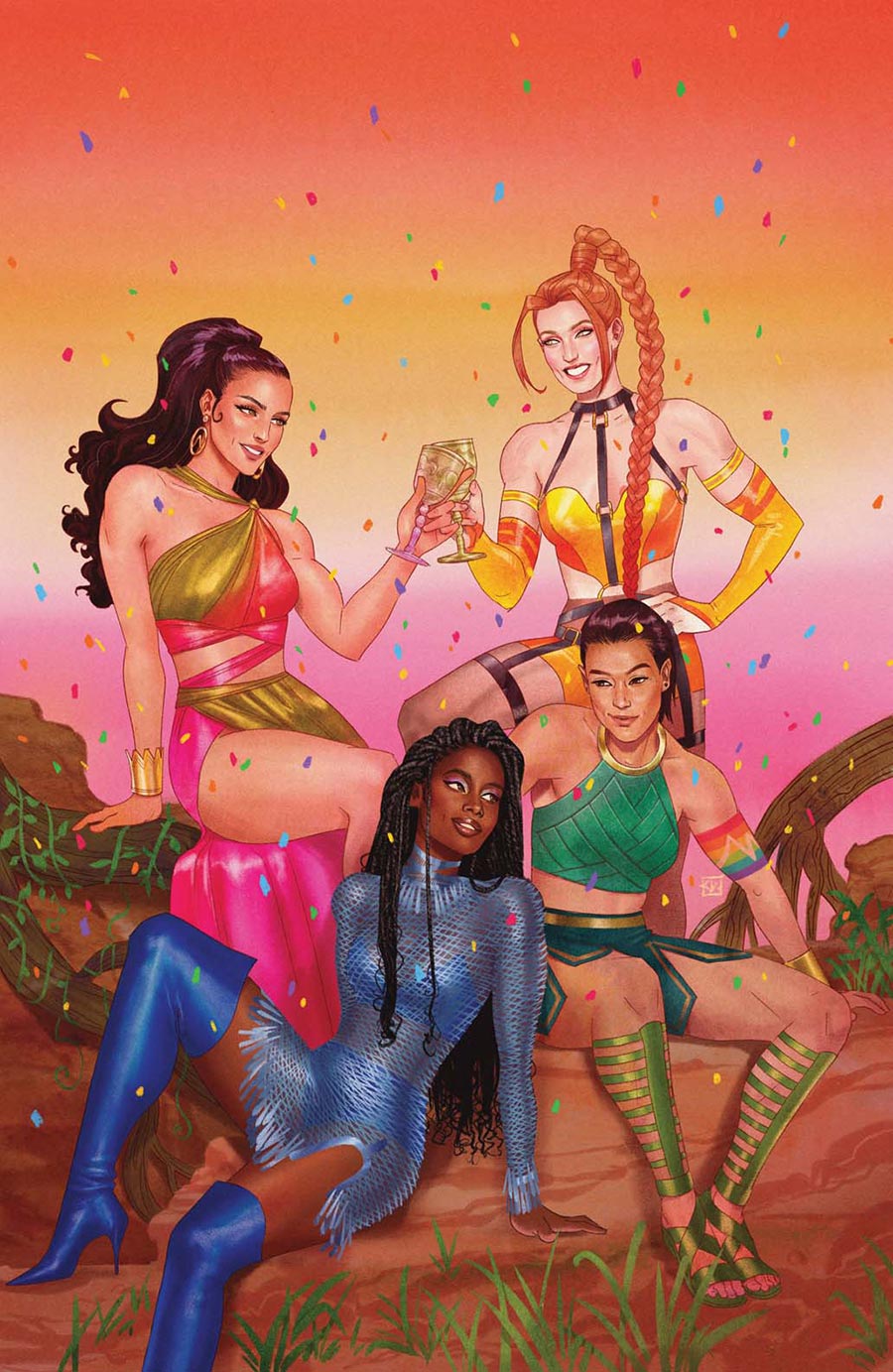 Wonder Woman Vol 6 #22 Cover D Variant Kevin Wada DC Pride Card Stock Cover (DC All In)