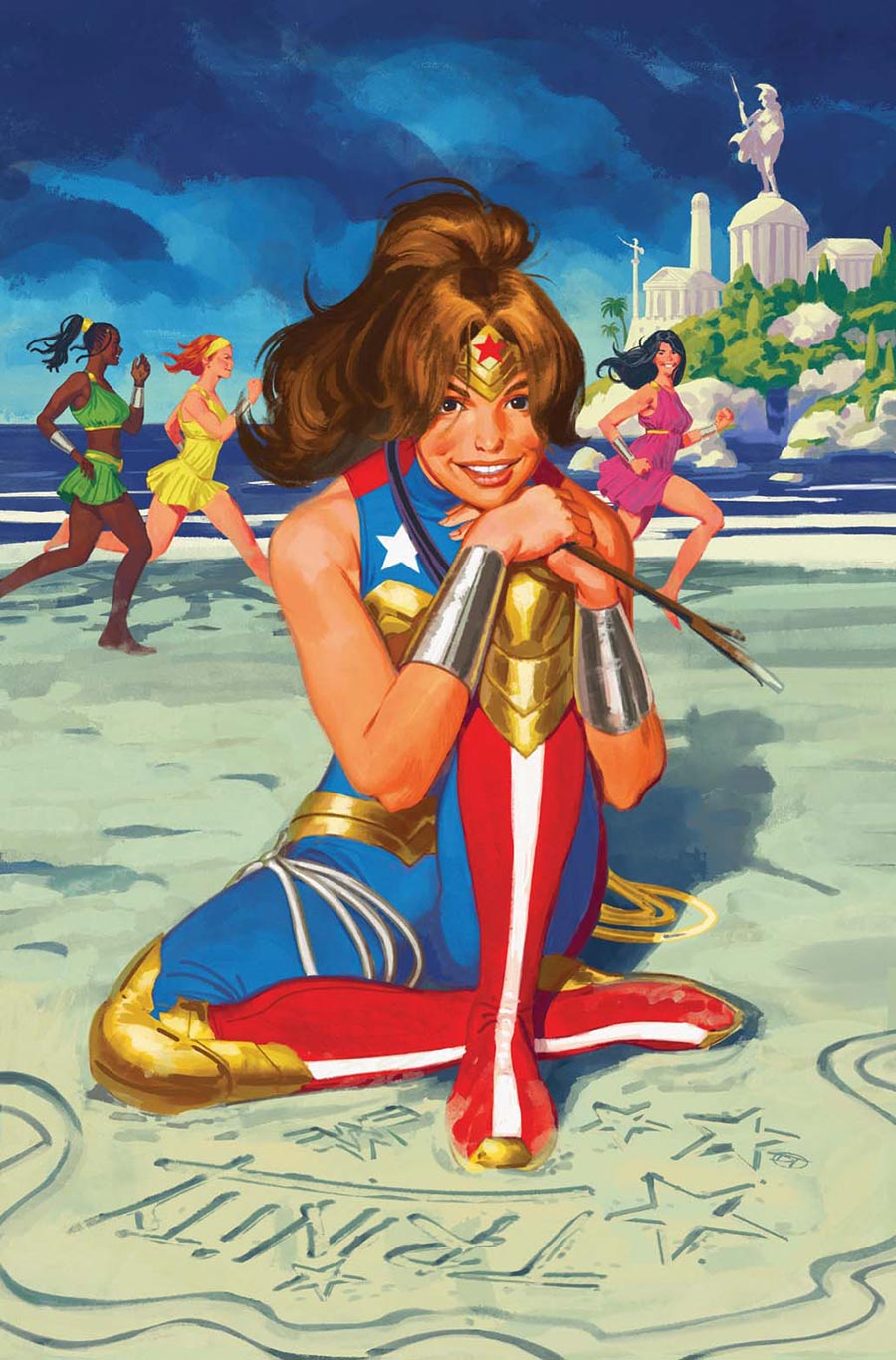 Trinity Daughter Of Wonder Woman #1 Cover B Variant David Talaski Card Stock Cover (DC All In)