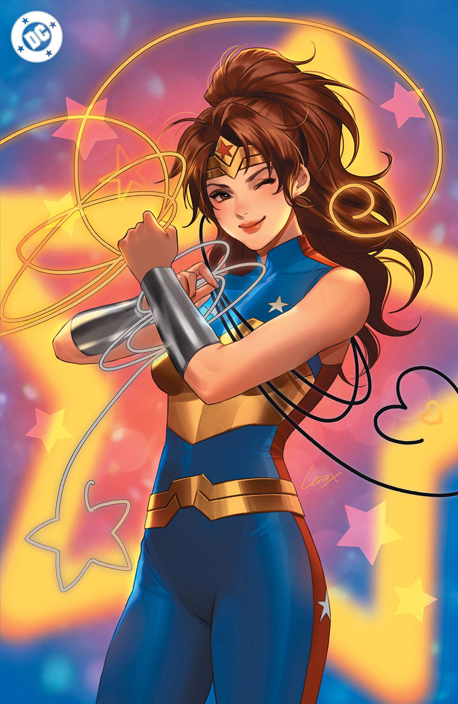 Trinity Daughter Of Wonder Woman #1 Cover E Variant Lesley Leirix Li Foil Cover (DC All In)
