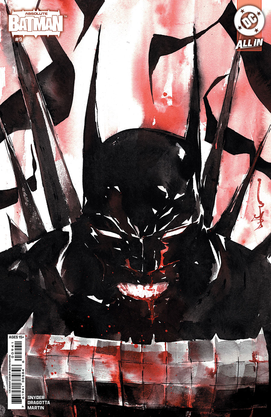 Absolute Batman #9 Cover E Incentive Dustin Nguyen Card Stock Variant Cover (DC All In)