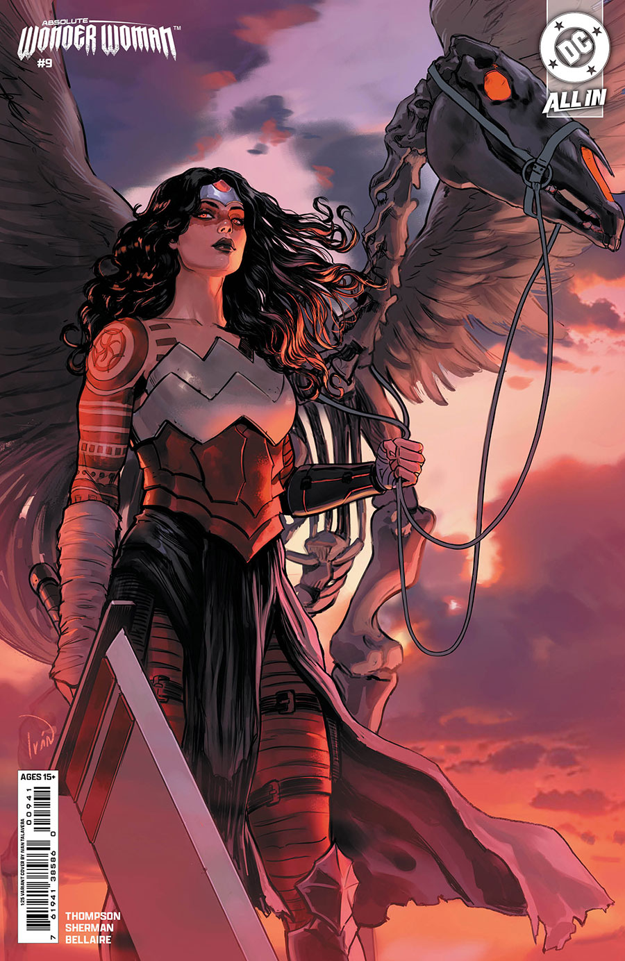 Absolute Wonder Woman #9 Cover D Incentive Ivan Talavera Card Stock Variant Cover (DC All In)