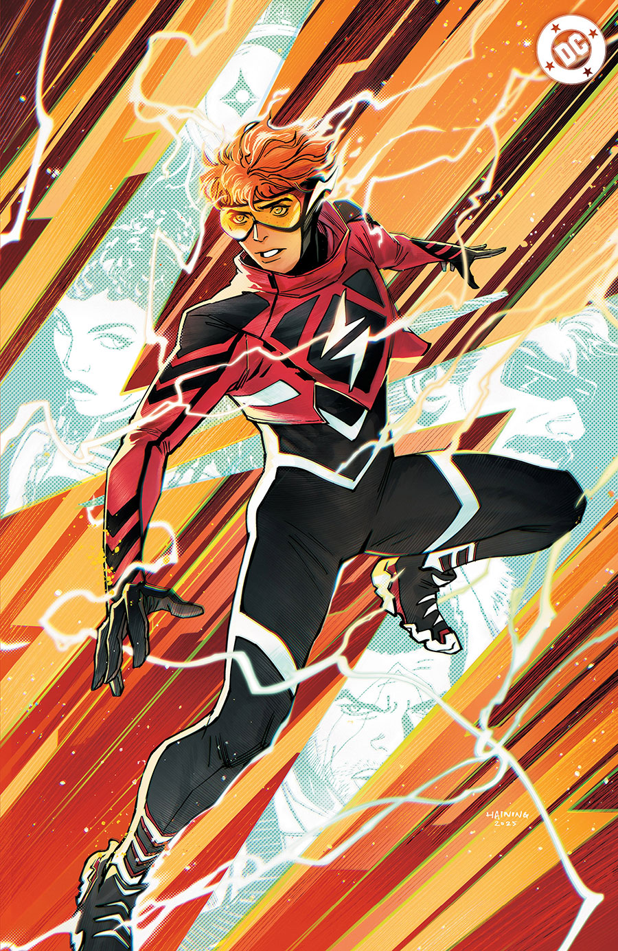Absolute Flash #4 Cover E Incentive Haining Virgin Card Stock Variant Cover (DC All In)