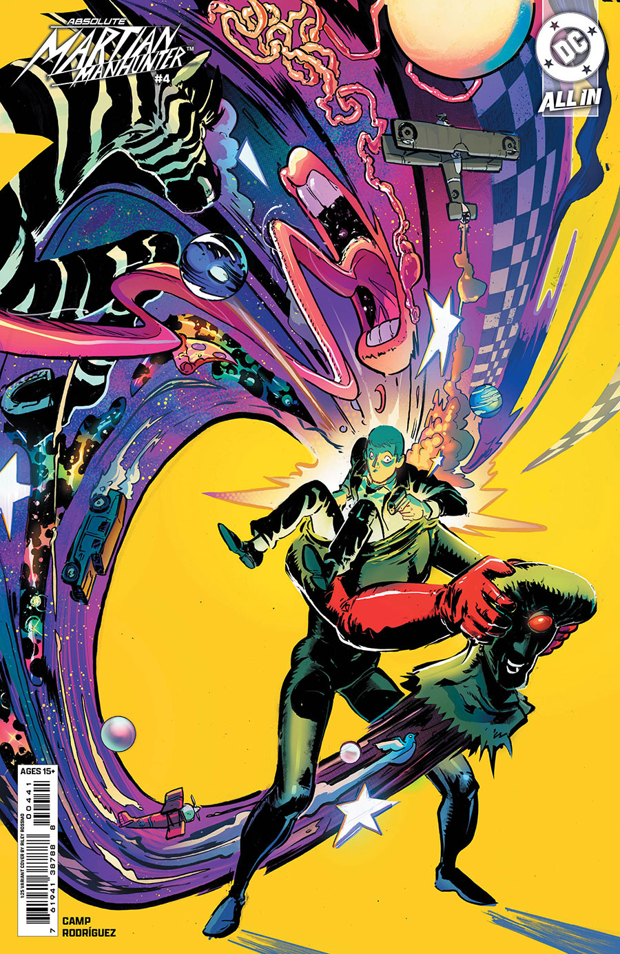 Absolute Martian Manhunter #4 Cover D Incentive Riley Rossmo Card Stock Variant Cover (DC All In)