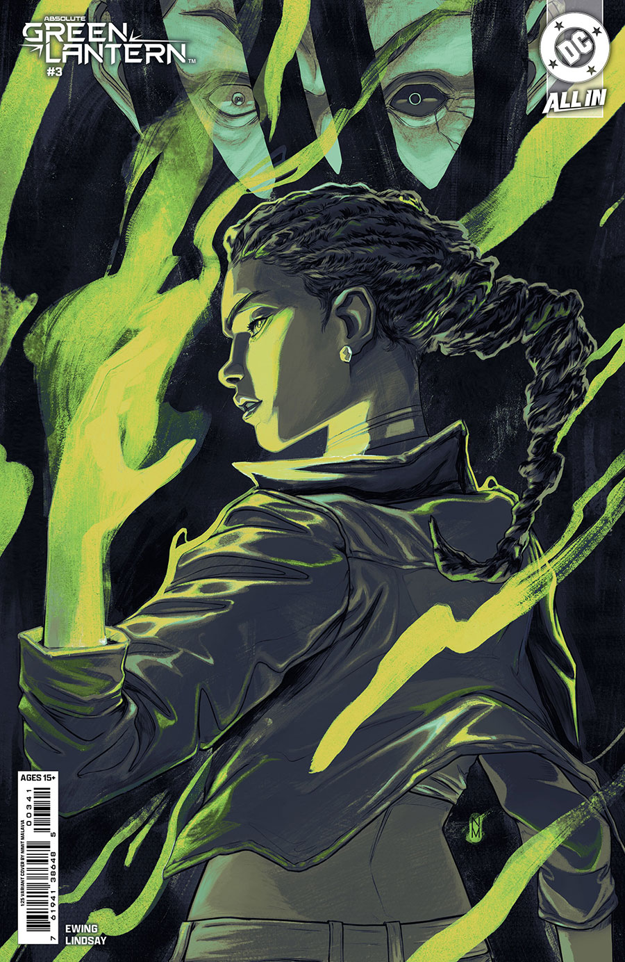 Absolute Green Lantern #3 Cover D Incentive Nimit Malavia Card Stock Variant Cover (DC All In)