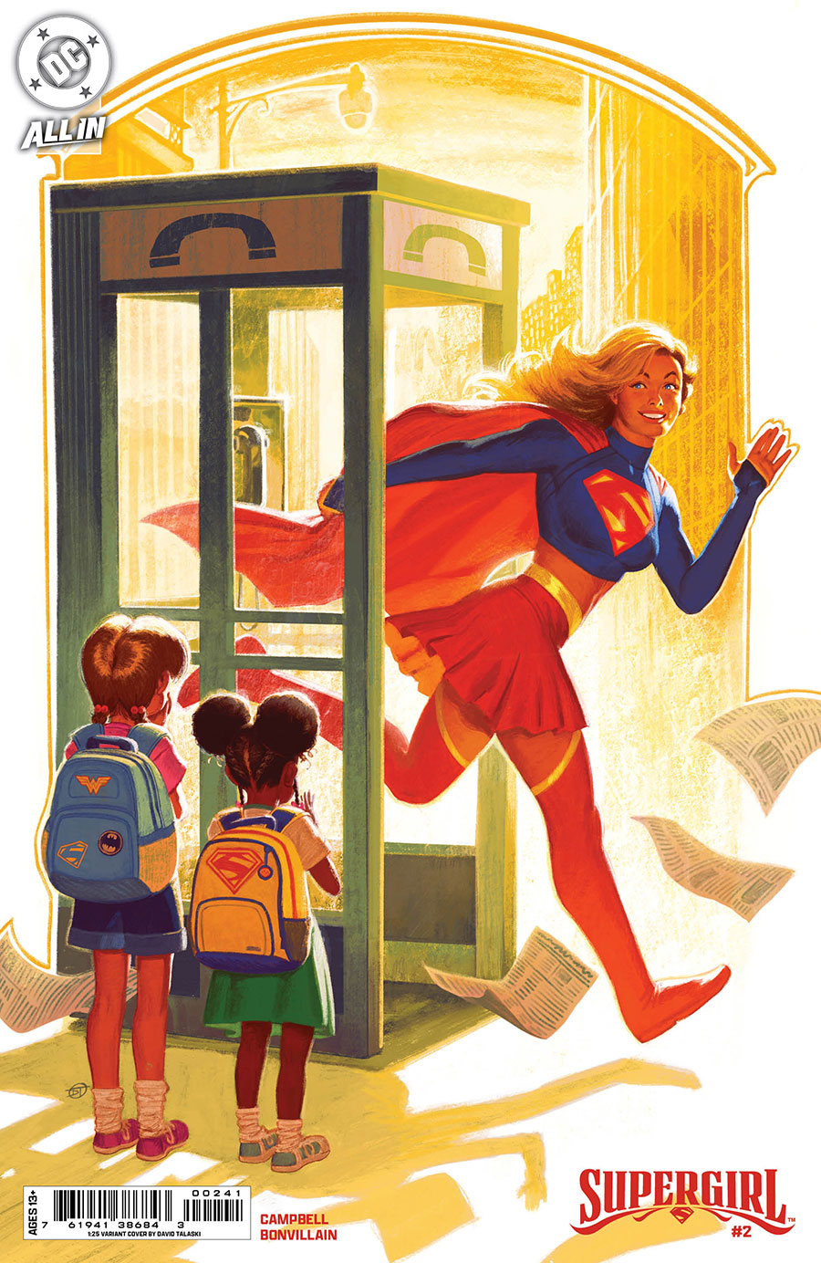 Supergirl Vol 8 #2 Cover E Incentive David Talaski Card Stock Variant Cover (DC All In)