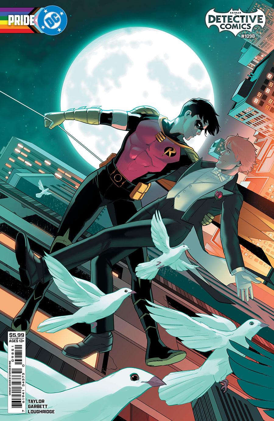 Detective Comics Vol 2 #1098 Cover D Variant Stephen Byrne DC Pride Card Stock Cover (DC All In)