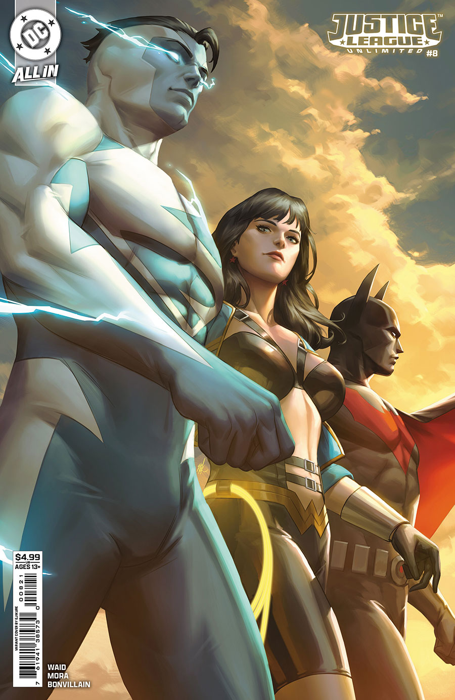 Justice League Unlimited #8 Cover B Variant Ejikure Card Stock Cover (DC All In)(We Are Yesterday Part 6)