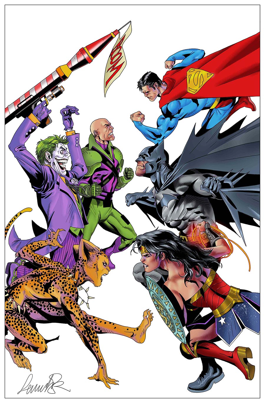 Justice League Unlimited #8 Cover D Variant Salvador Larroca Card Stock Cover (DC All In)(We Are Yesterday Part 6)