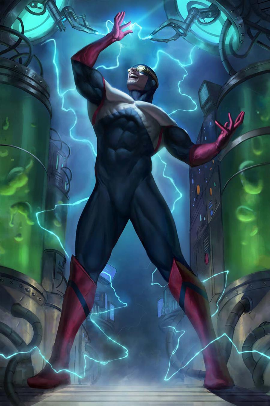 Justice League The Atom Project #6 Cover B Variant Aaron Bartling Card Stock Cover (DC All In)