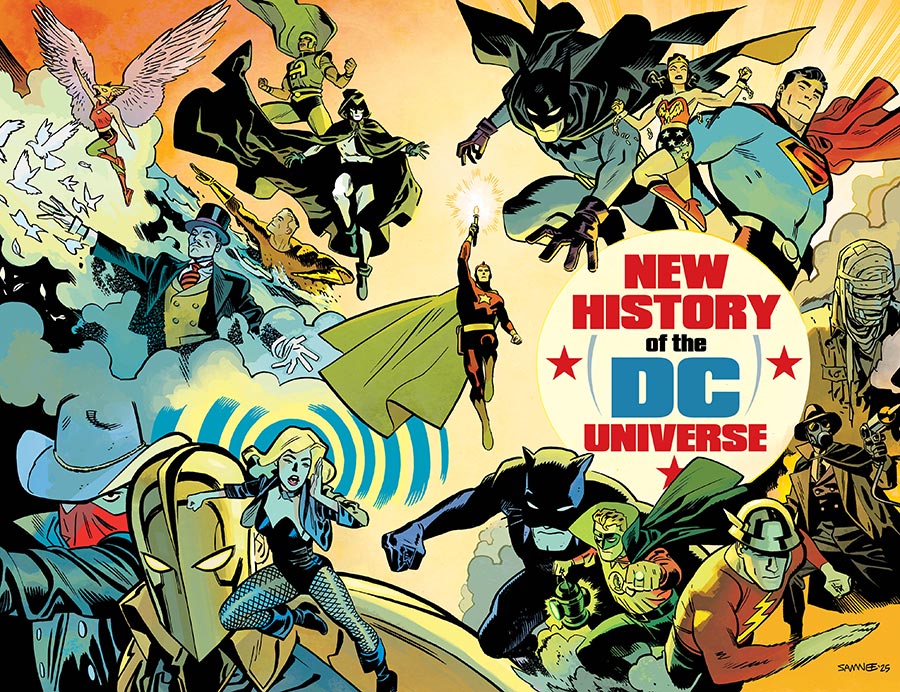 New History Of The DC Universe #1 Cover A Regular Chris Samnee Wraparound Cover (DC All In)