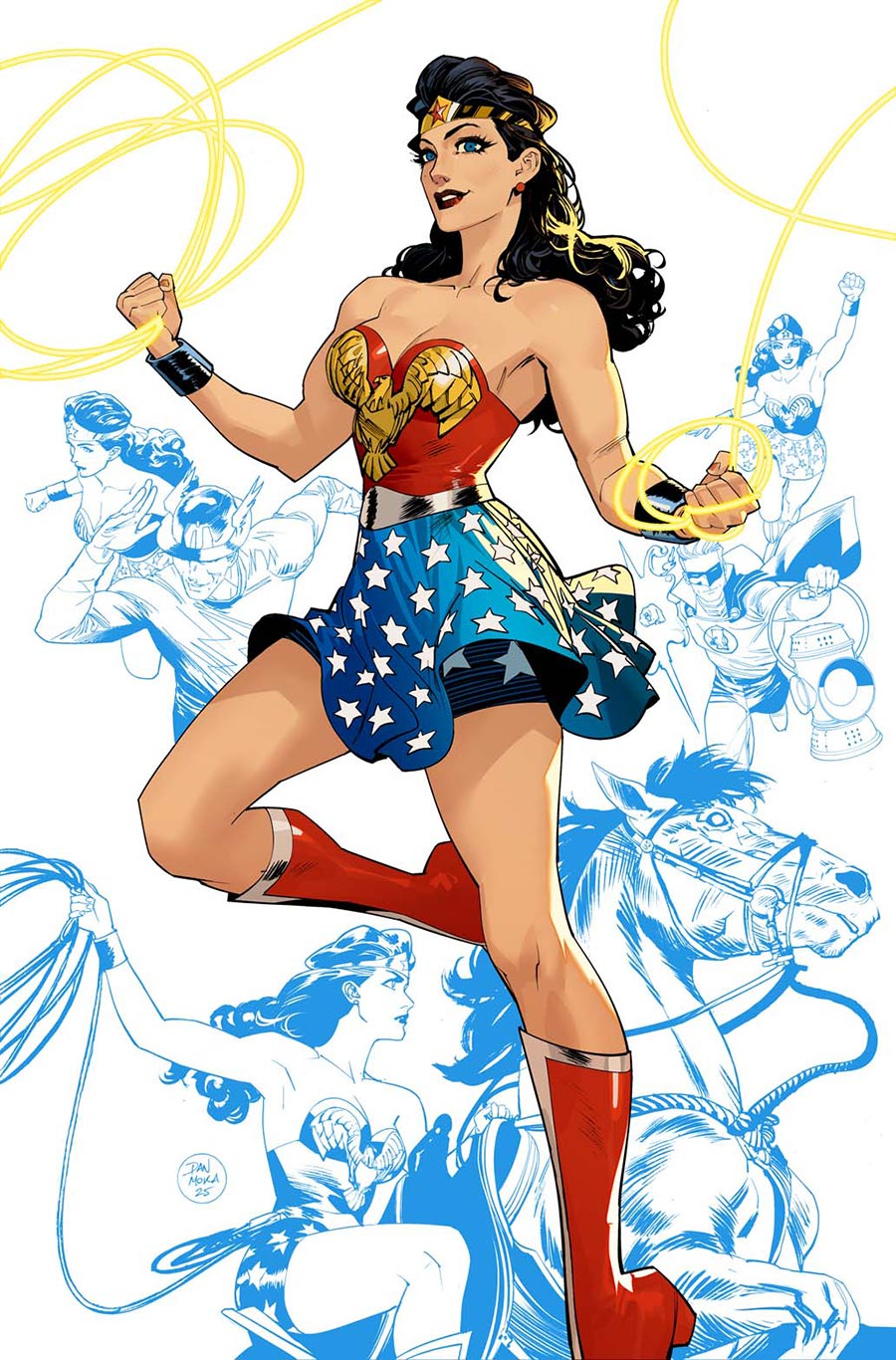 New History Of The DC Universe #1 Cover B Variant Dan Mora Card Stock Cover (DC All In)