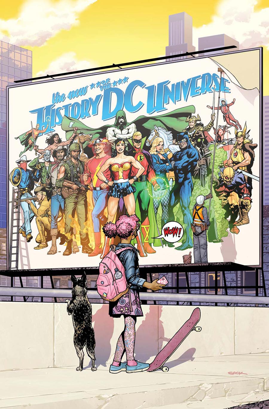 New History Of The DC Universe #1 Cover C Variant Ryan Sook Card Stock Cover (DC All In)