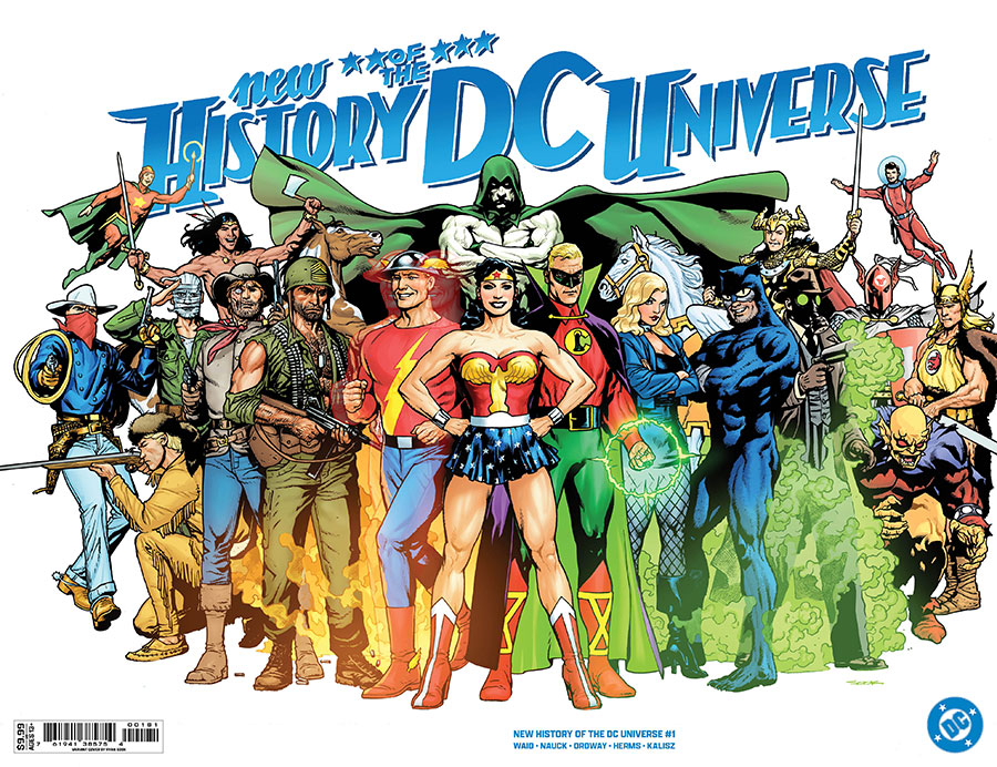 New History Of The DC Universe #1 Cover E Variant Ryan Sook Wraparound Foil Cover (DC All In)