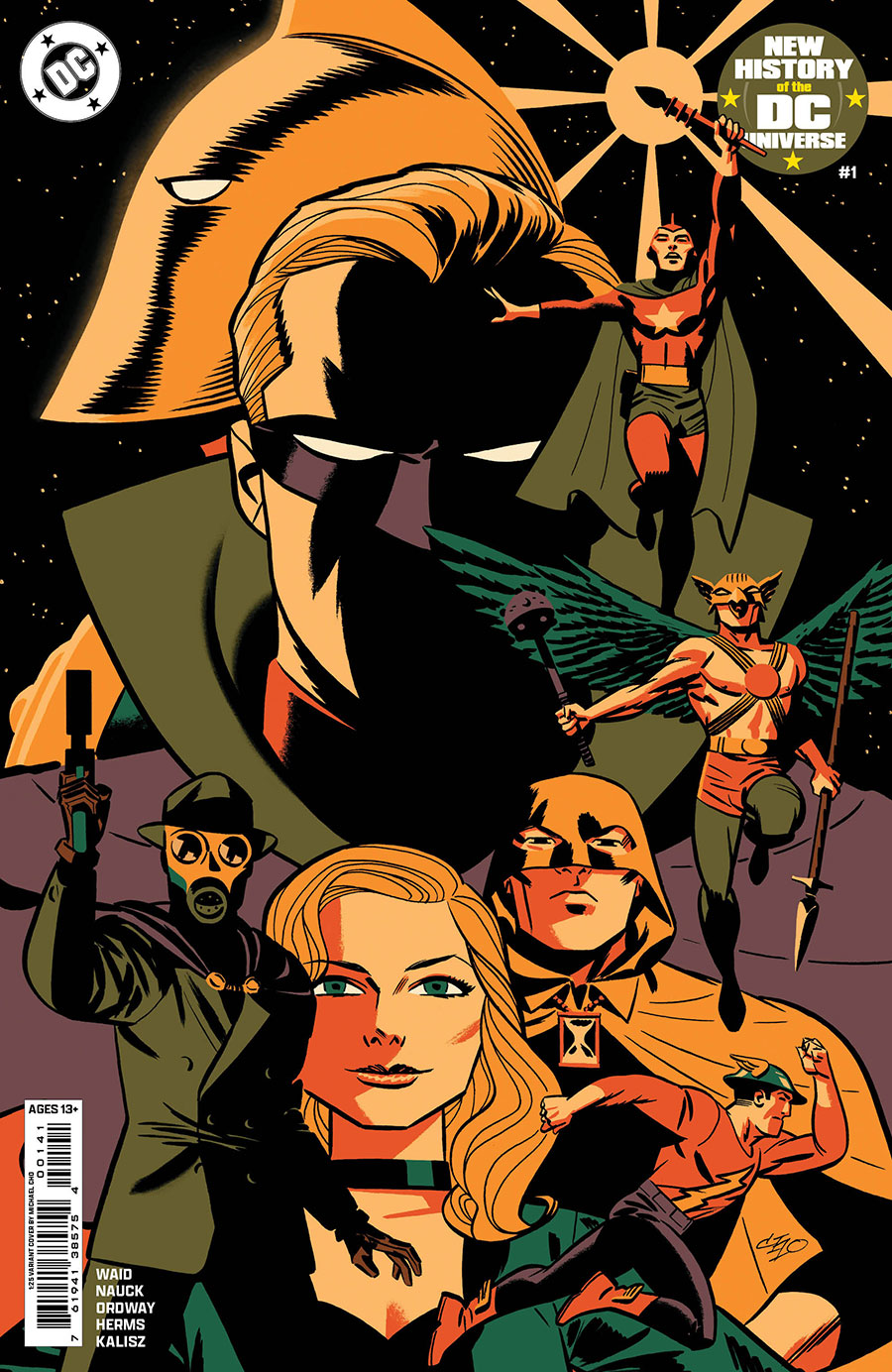 New History Of The DC Universe #1 Cover H Incentive Michael Cho Card Stock Variant Cover (DC All In)