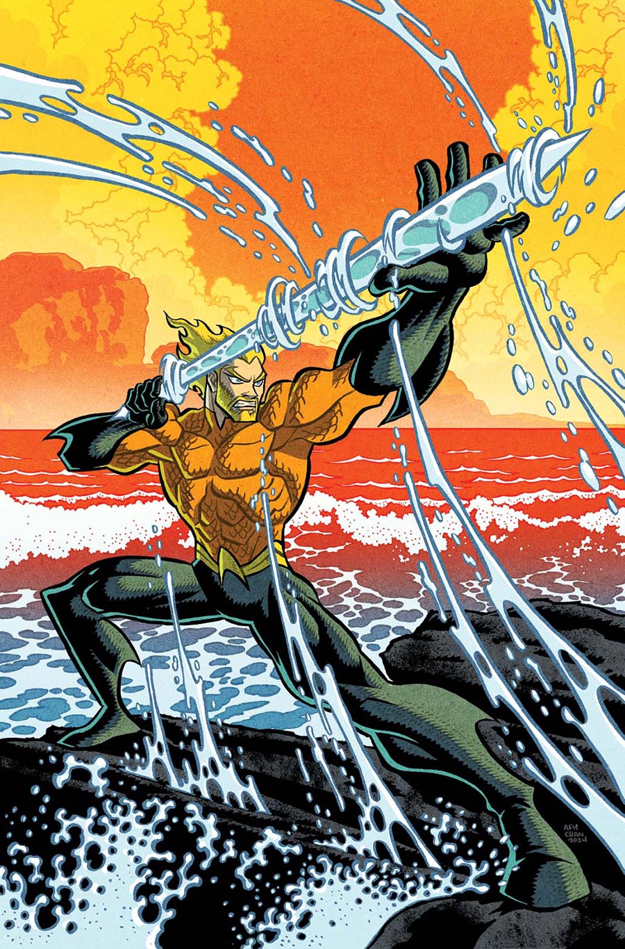 Aquaman Vol 7 #6 Cover C Variant Afu Chan Card Stock Cover (DC All In)