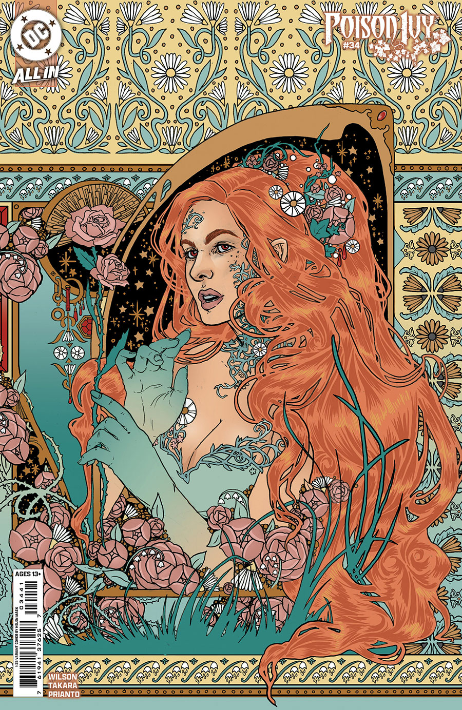 Poison Ivy #34 Cover E Incentive Helen Mask Card Stock Variant Cover (DC All In)