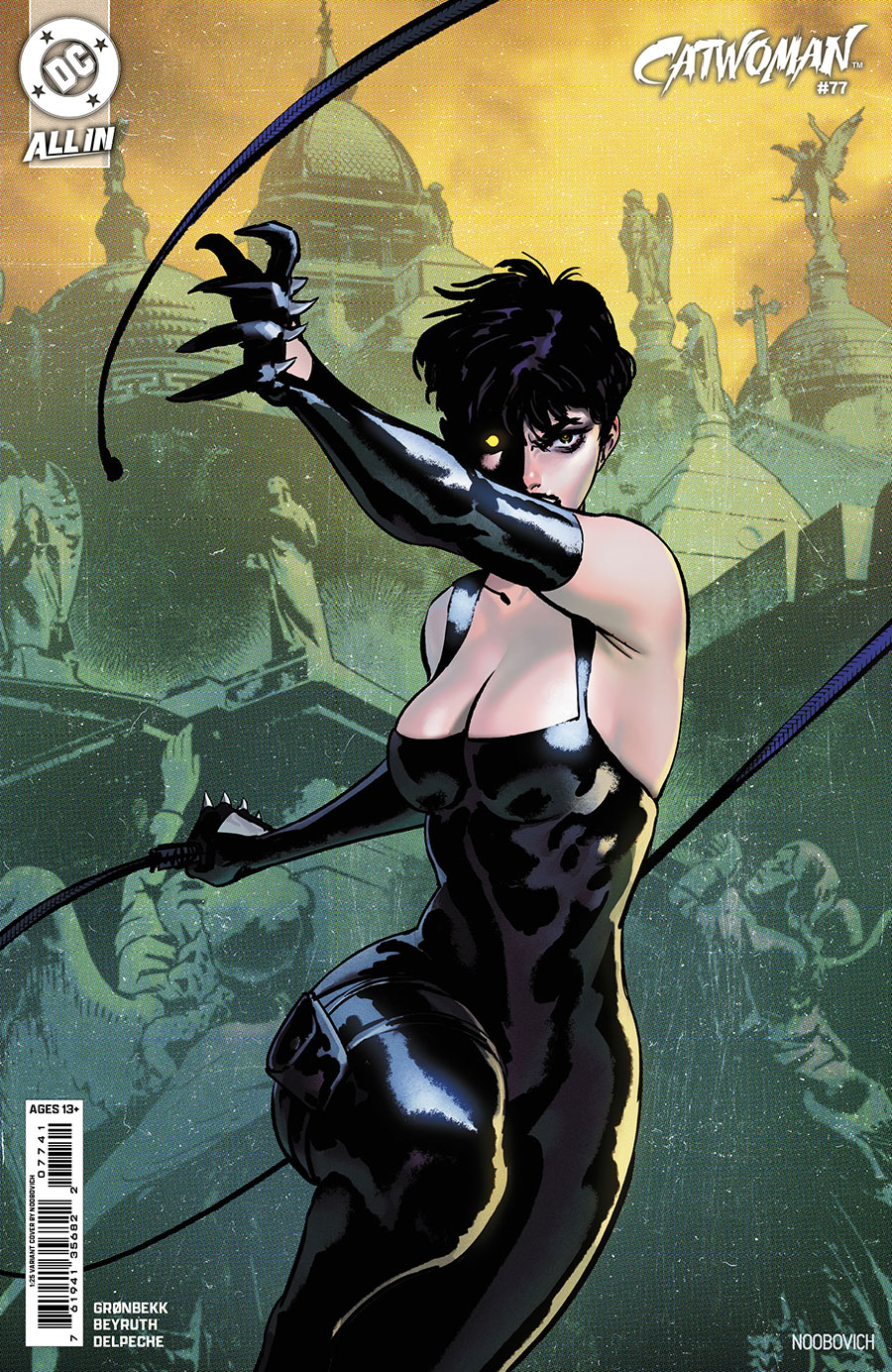 Catwoman Vol 5 #77 Cover D Incentive Noobovich Card Stock Variant Cover (DC All In)