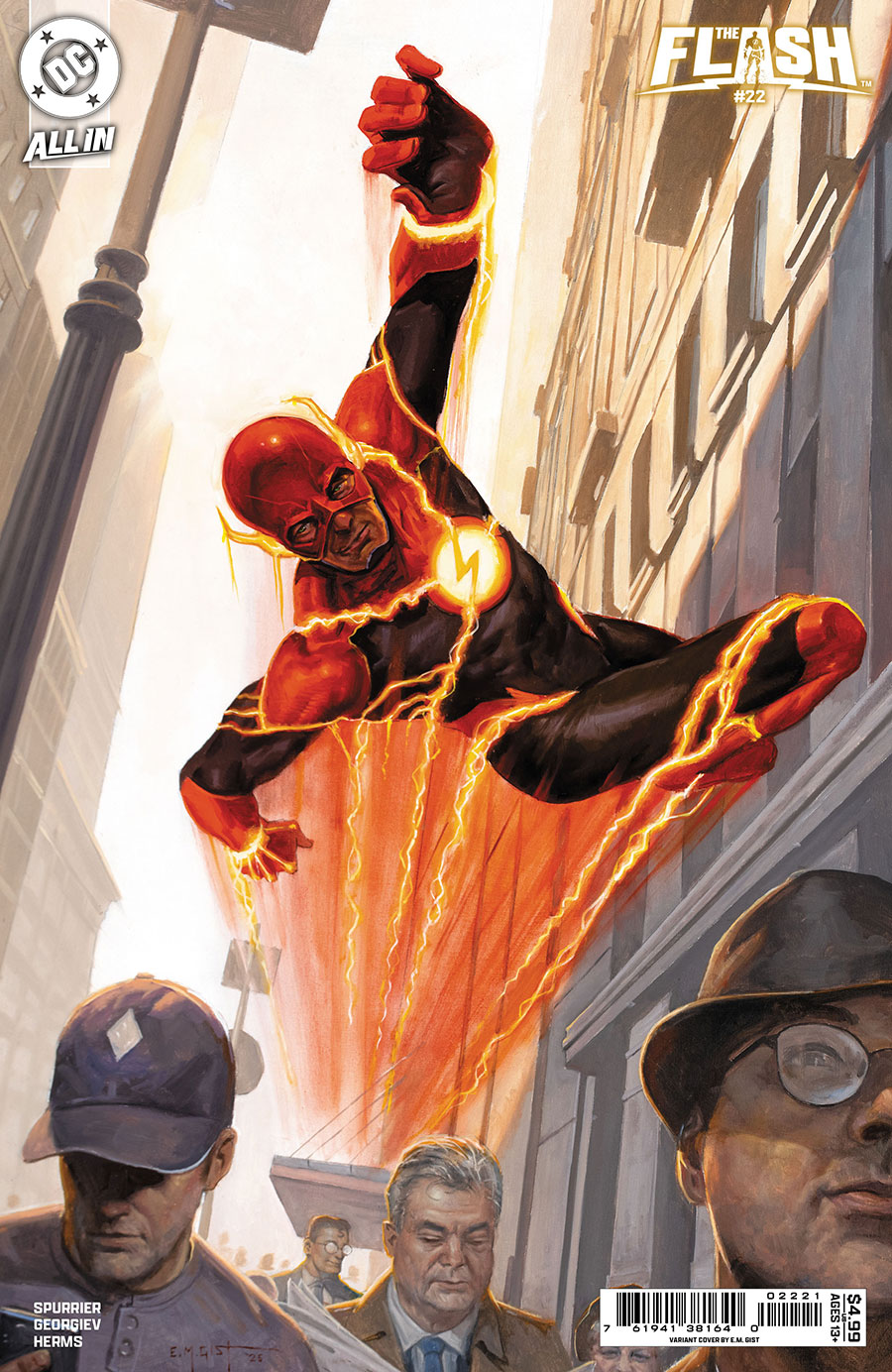 Flash Vol 6 #22 Cover B Variant EM Gist Card Stock Cover (DC All In)