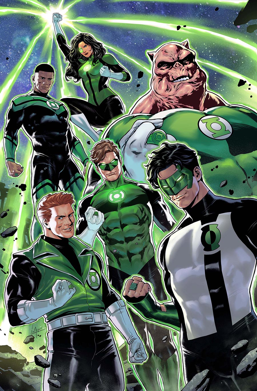 Green Lantern Corps Vol 4 #5 Cover C Variant Lucas Meyer Card Stock Cover (DC All In)