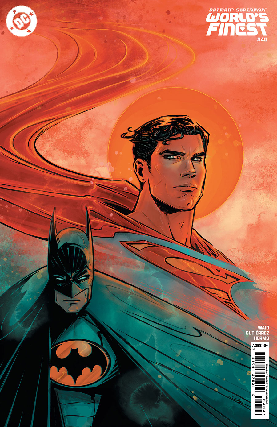 Batman Superman Worlds Finest #40 Cover E Incentive Skylar Patridge Card Stock Variant Cover